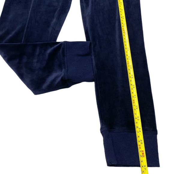 🆕CHAMPION “Elite” Navy Blue Velour Joggers, Size Medium - Picture 10 of 11
